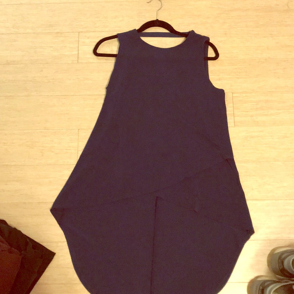 Dark blue express tunic